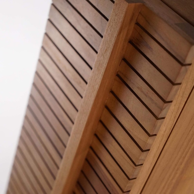 Colonne de salle de bain en bois massif de teck - Devika Colonne de salle de bain en bois massif de teck - Devika