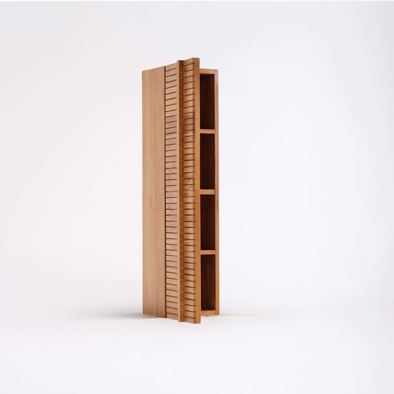 Colonne de salle de bain en bois massif de teck - Devika Colonne de salle de bain en bois massif de teck - Devika