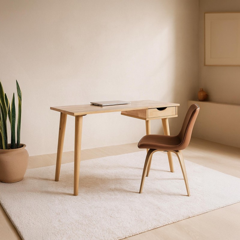 Bureau en bois de chêne 120 x 55 cm Bureau en bois de chêne 120 x 55 cm