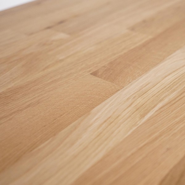 Bureau en bois de chêne 120 x 55 cm