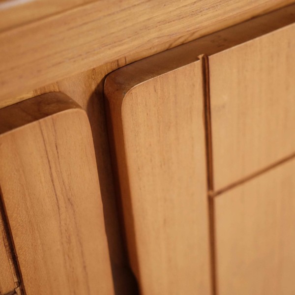 Meuble salle de bain en teck massif 80 cm - Pragati