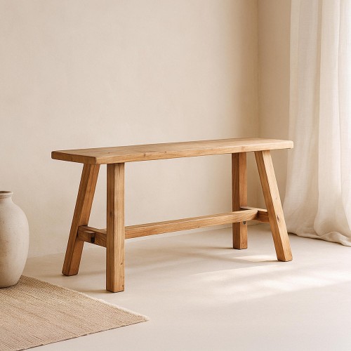 Banc en bois massif naturel - Aska