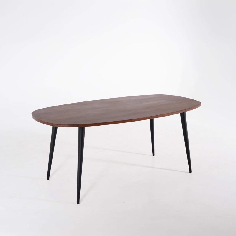 Table à manger en bois massif de manguier - Suna