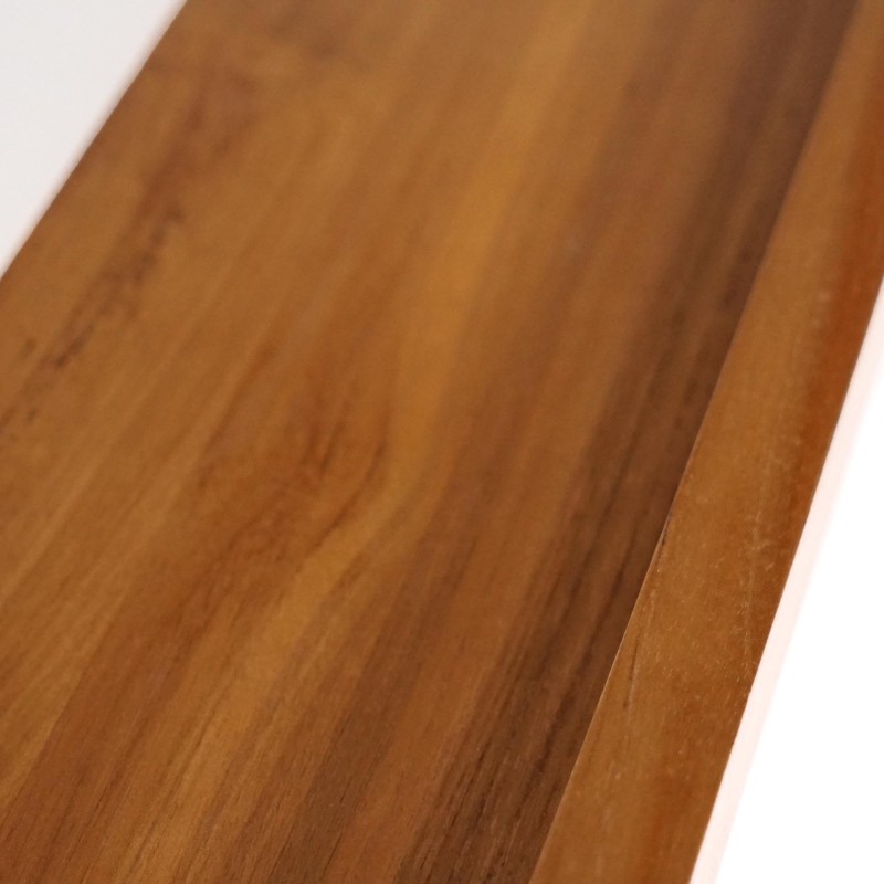 Etagère murale en bois de teck massif 90 cm