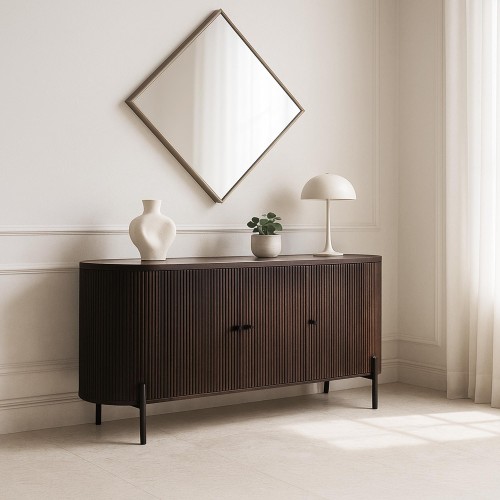 Buffet 3 portes en bois de manguier - Sohana