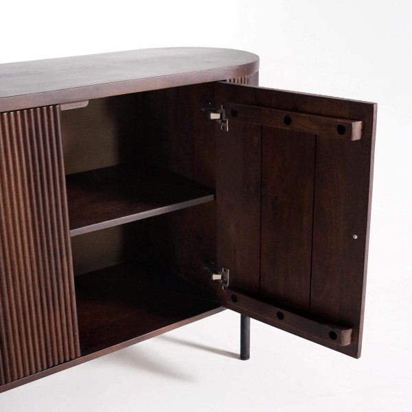 Buffet 3 portes en bois de manguier - Sohana