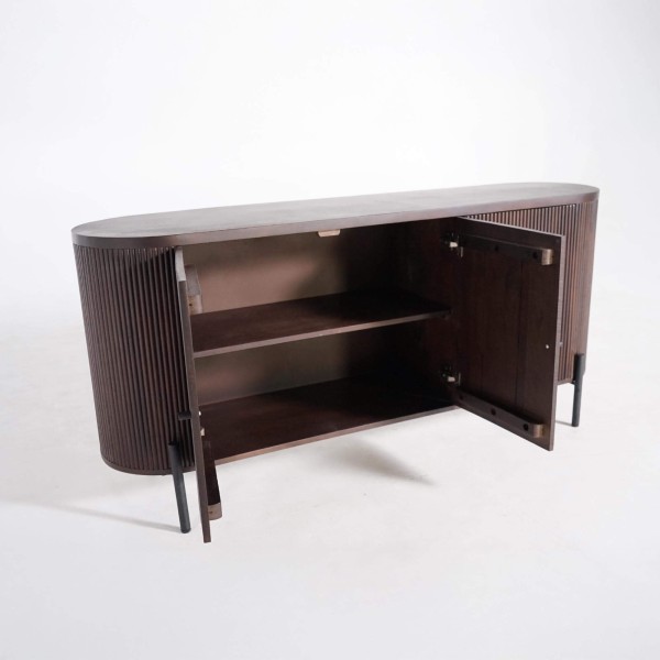 Buffet 3 portes en bois de manguier - Sohana