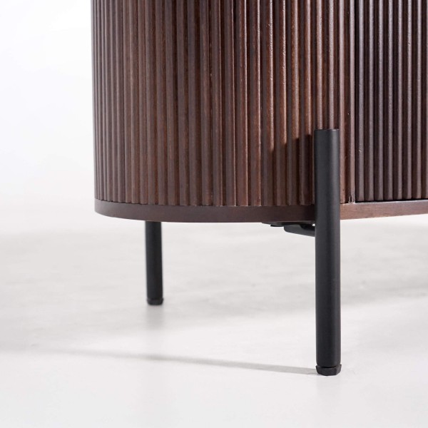 Meuble TV 160 cm en bois de manguier - Sohana