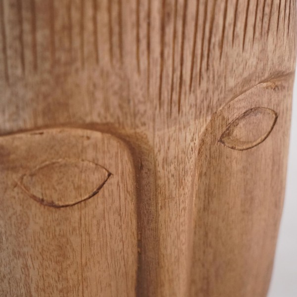 Statue décorative en bois sculpté 53 cm - Mana