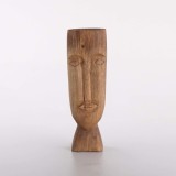 Statue décorative en bois sculpté 43 cm - Mana