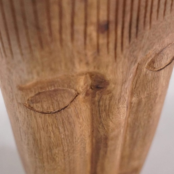 Statue décorative en bois sculpté 43 cm - Mana