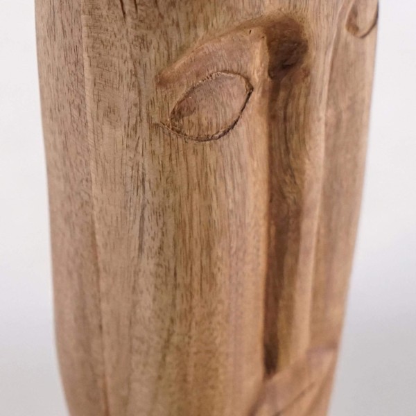 Statue décorative en bois sculpté 43 cm - Mana