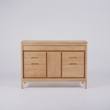 Meuble sous vasque en bois massif 120 cm - Ashwini