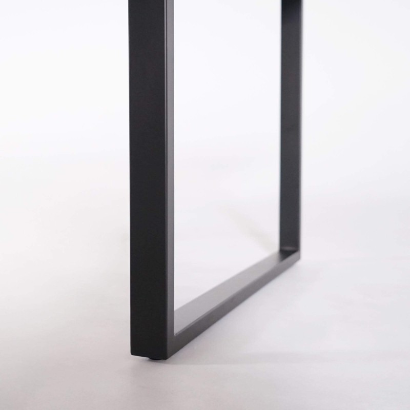 Table à manger en bois massif de manguier et métal 200cm - Kansas