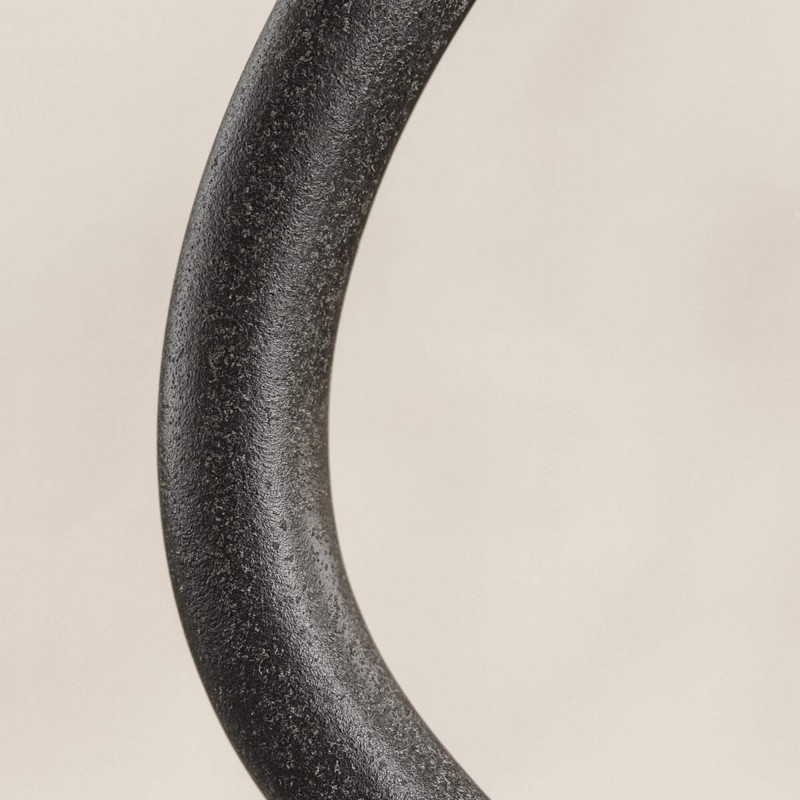 Lampadaire de salon design en métal noir - Solin