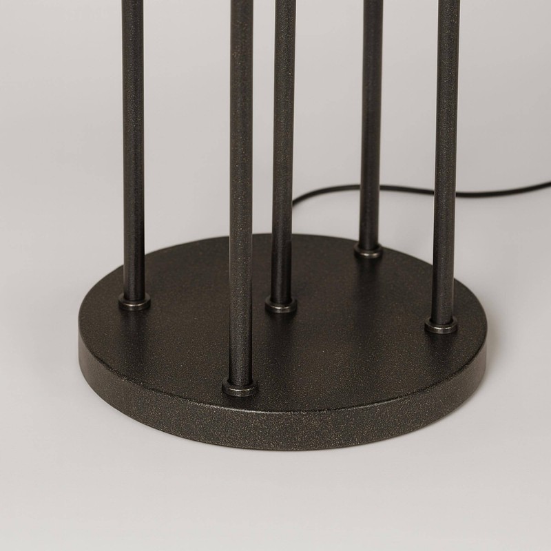 Lampadaire à poser design LED en métal noir - Nova