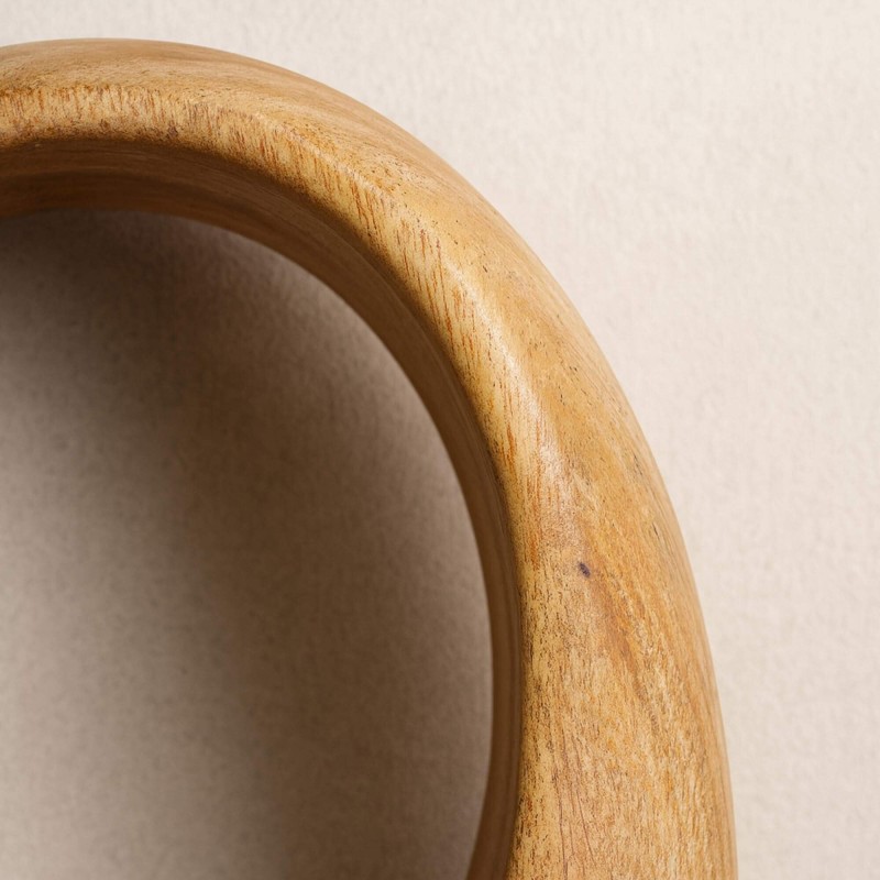 Lampe à poser en bois de manguier massif - Oro