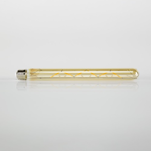 Ampoule tube LED à filament 30 cm (E27), verre ambré [T32-L300]