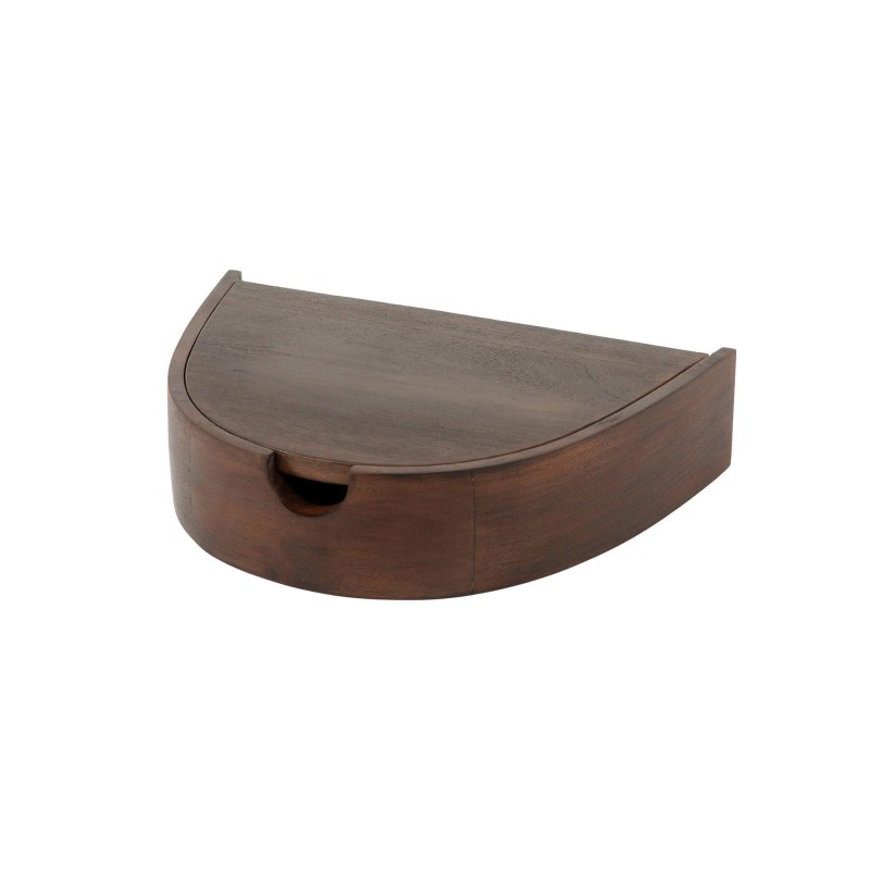 Table de chevet suspendue en bois massif d'acacia (lot de 2) - Nocte