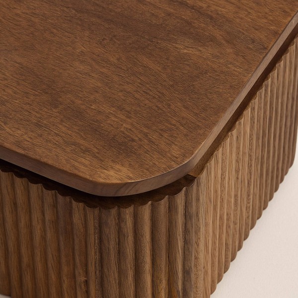 Table de chevet en bois massif - Wave XS