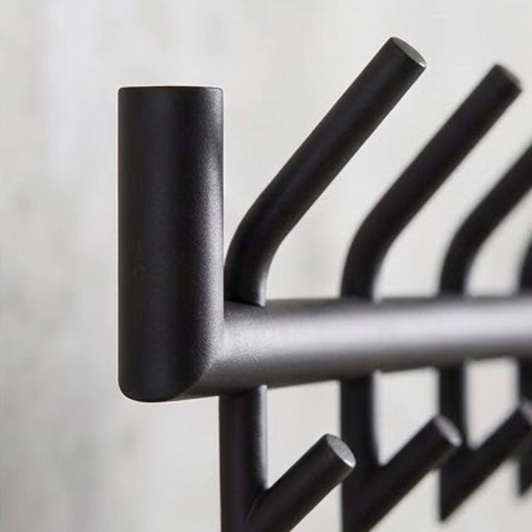 Porte manteaux mural en métal style industriel - Nord