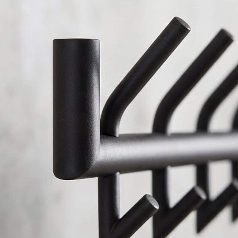 Porte manteaux mural en métal style industriel - Nord