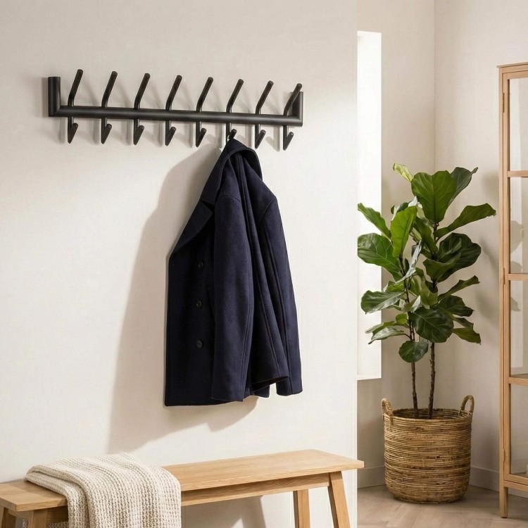 Porte manteaux mural en métal style industriel - Nord