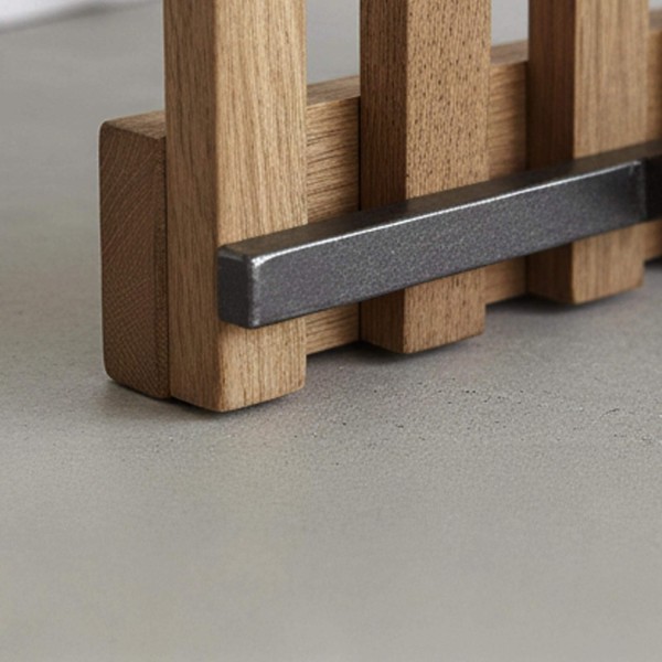 Porte manteaux mural en bois 60 x 160 - Tweak