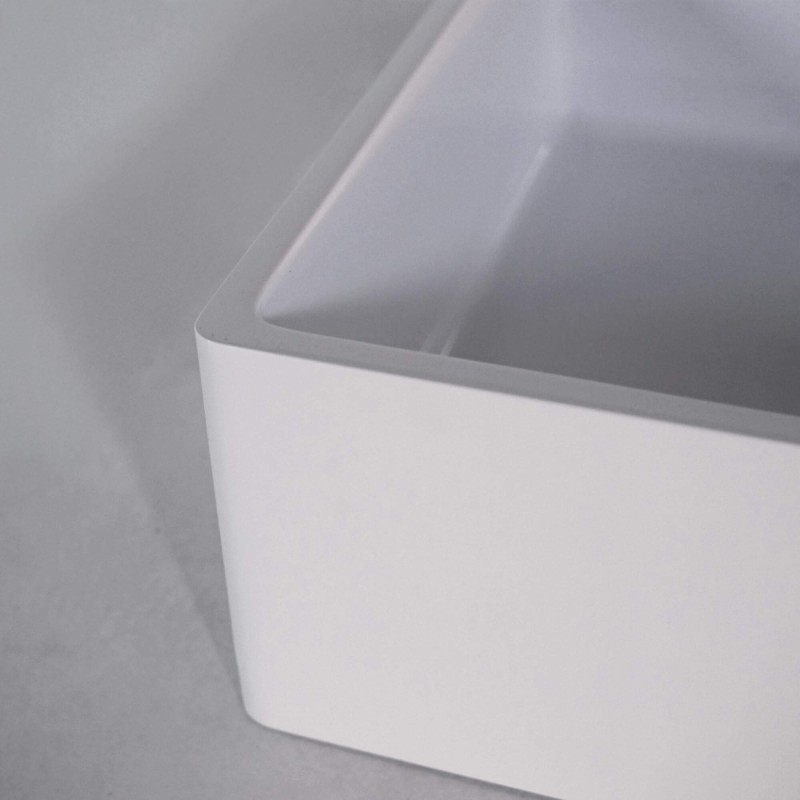 Vasque en céramique à poser, blanc brillant - Nova