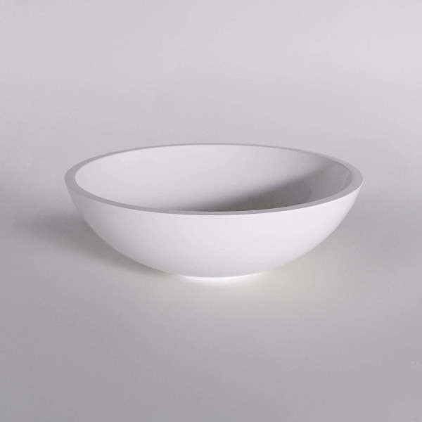 Vasque à poser en céramique, blanc brillant - Bora