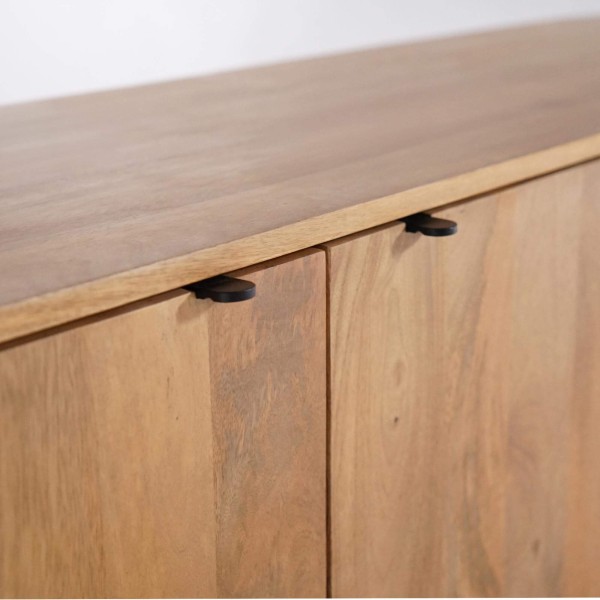 Buffet 2 portes en bois massif - Timea