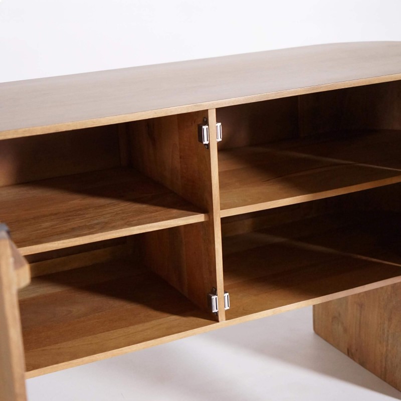 Buffet 2 portes en bois massif - Timea