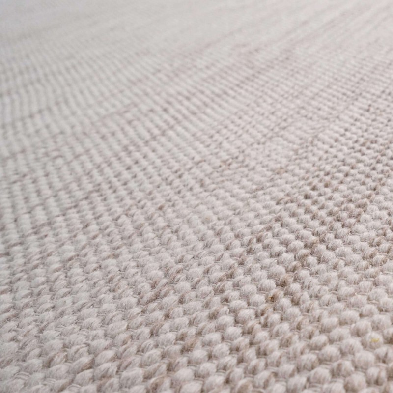 Tapis en laine et coton 200x300 cm, beige - Elowen