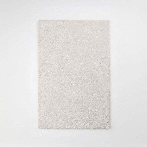 Tapis en laine 140x200 cm, blanc - Handa
