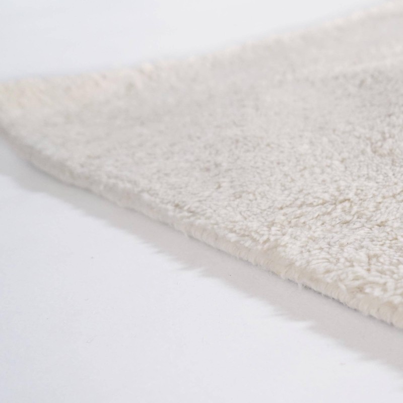Tapis en laine 140x200 cm, blanc - Handa