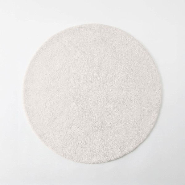 Tapis en laine 200x200 cm, blanc - Handa