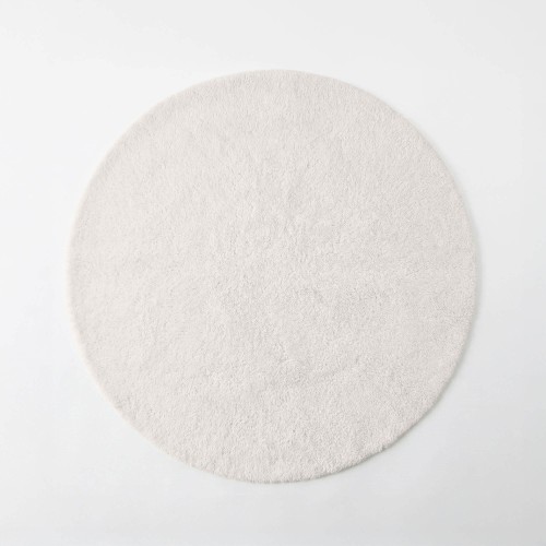 Tapis en laine 200x200 cm, blanc - Handa