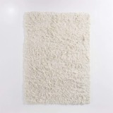 Tapis en laine 200x300 cm, blanc - Ruma