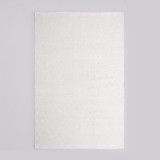 Tapis en laine et coton 250x350 cm, blanc - Elowen