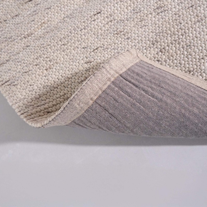 Tapis en laine 140x200 cm, blanc beige - Cairn