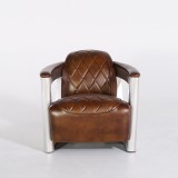 Fauteuil aviateur en cuir