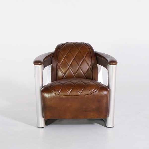 Fauteuil aviateur en cuir