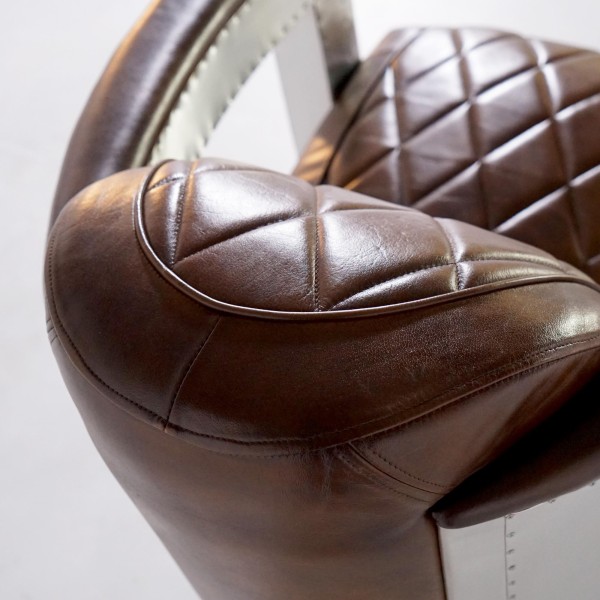 Fauteuil aviateur en cuir