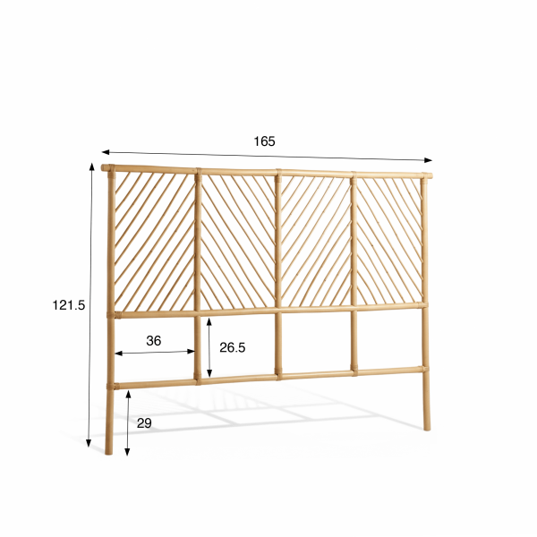 Tête de lit en rotin 160 cm - Manoa