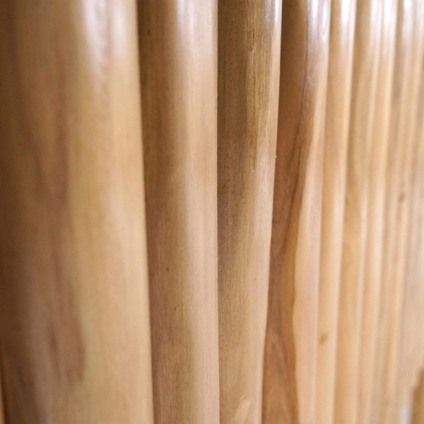 Tête de lit en bois massif de teck 180 cm - Naya