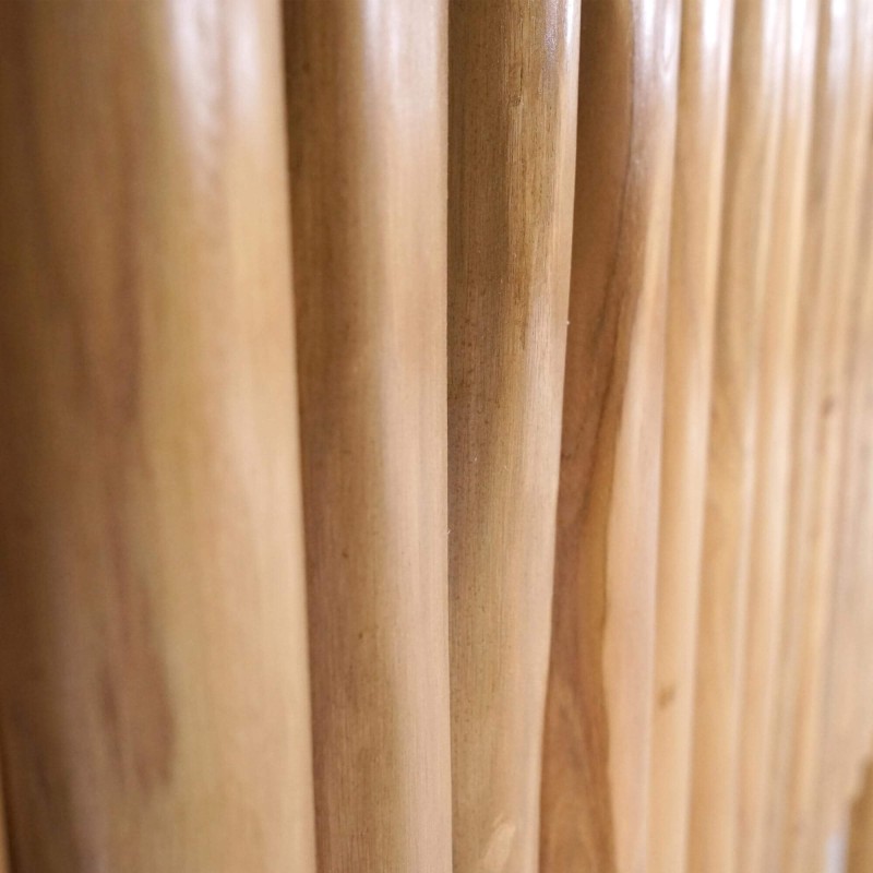 Tête de lit en bois massif de teck 180 cm - Naya