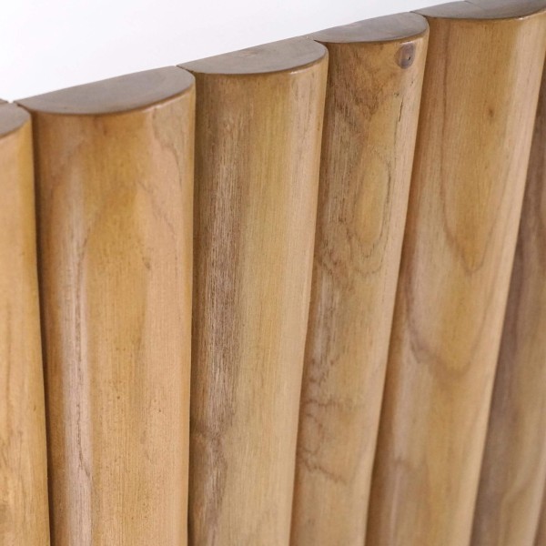 Tête de lit en bois massif de teck 180 cm - Naya