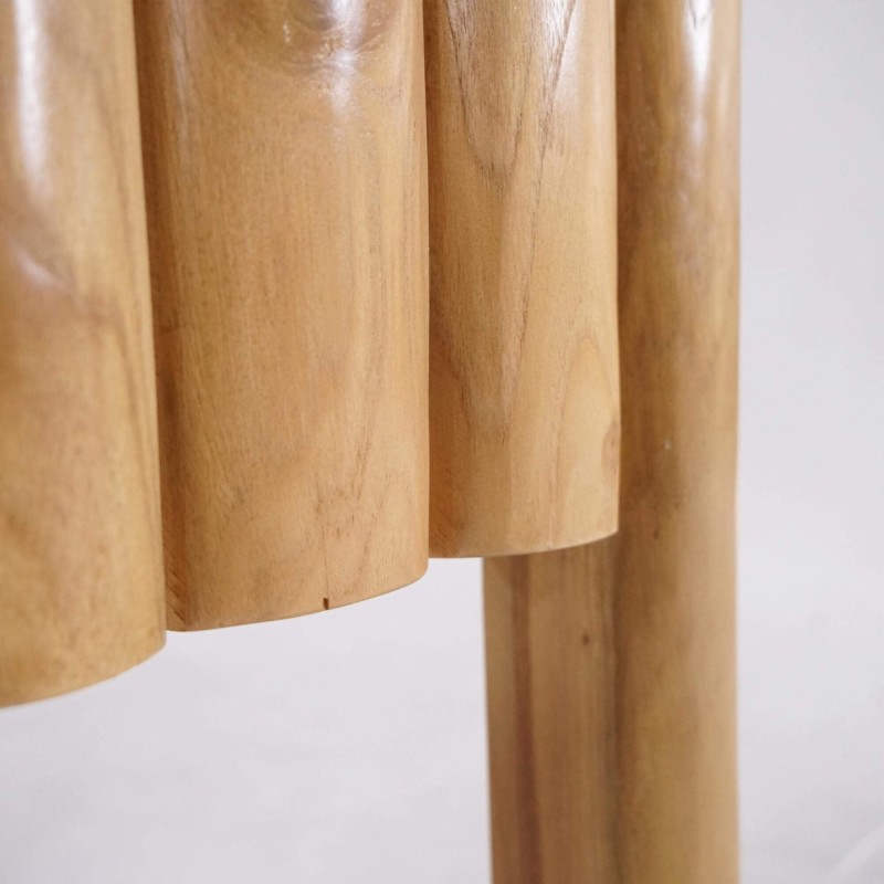 Tête de lit en bois massif de teck 180 cm - Naya