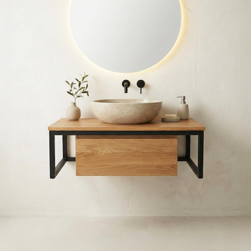 Meuble de salle de bain 80 cm - Loft