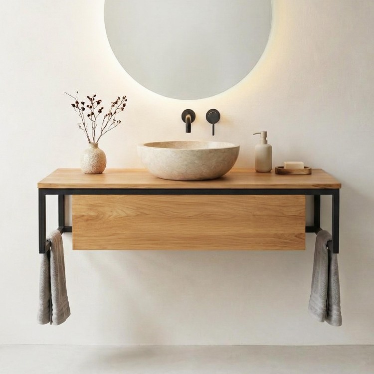 Meuble de salle de bain 120 cm - Loft